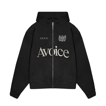 Founders Black Zip Up Hoodie