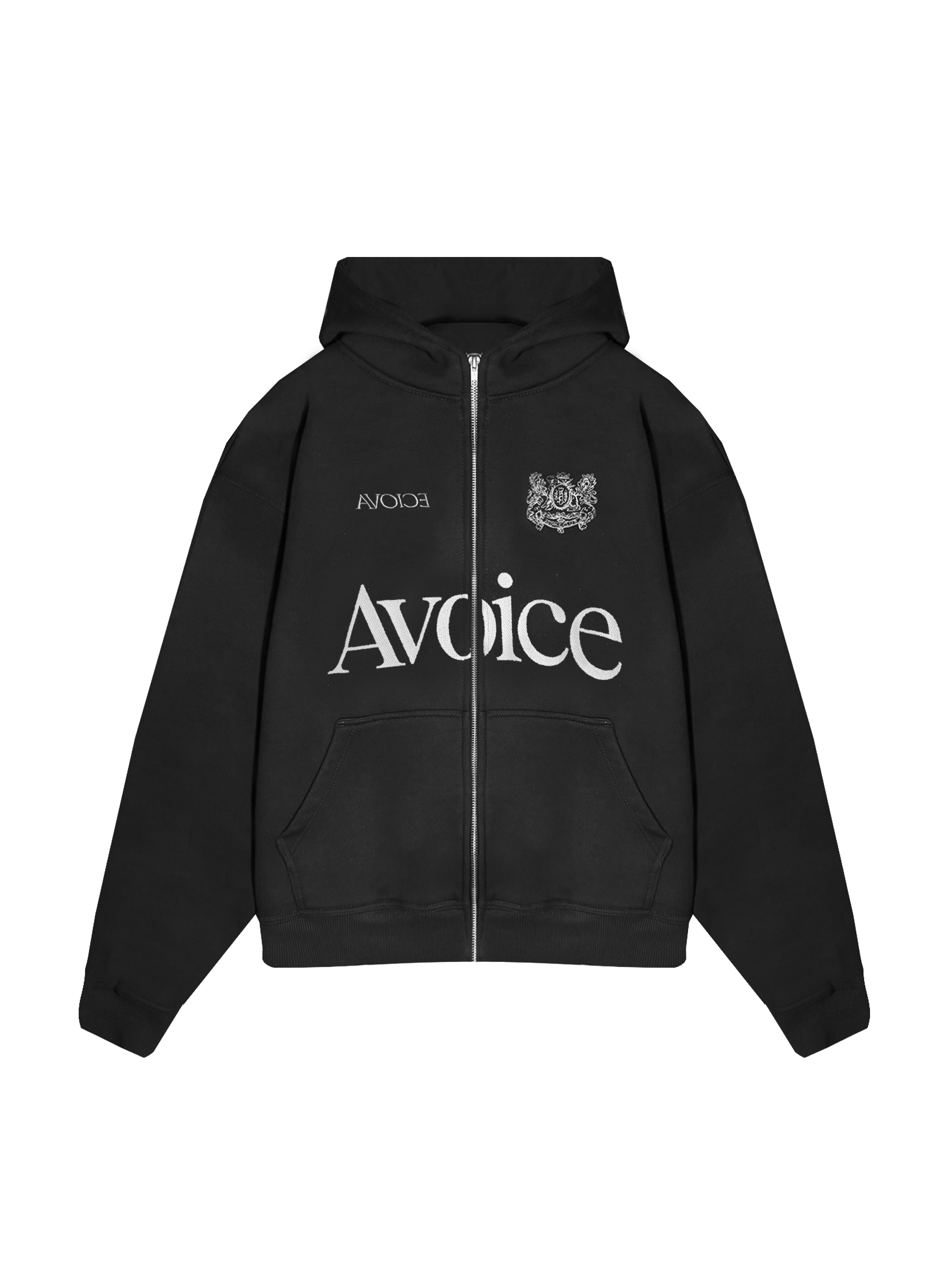 Founders Black Zip Up Hoodie