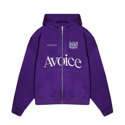 Founders Purple Zip Up Hoodie