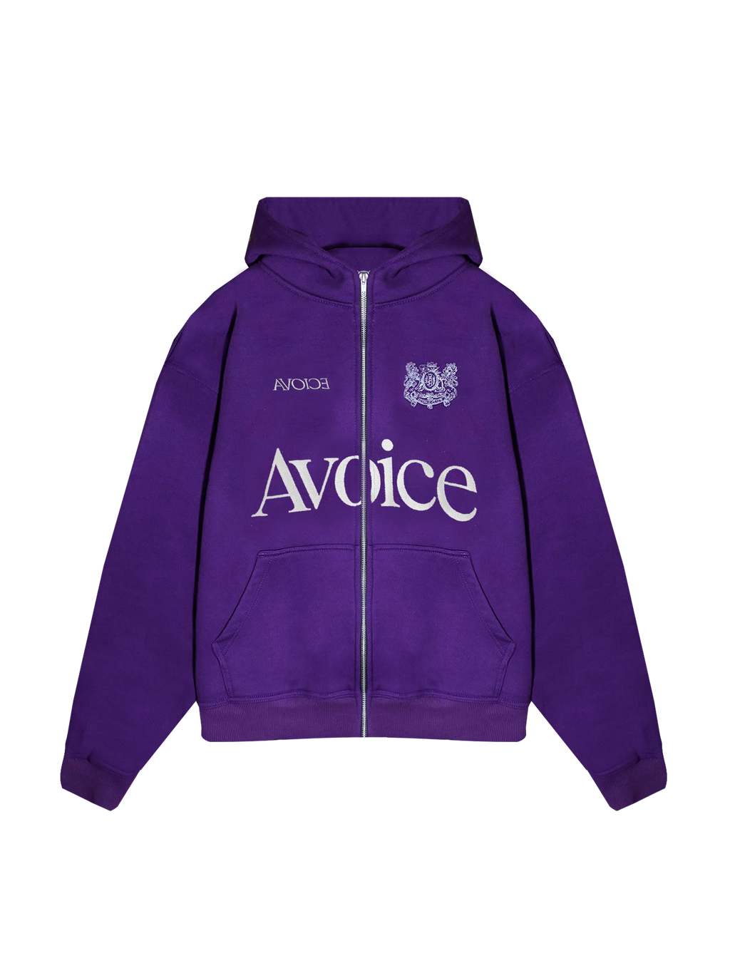 Founders Purple Zip Up Hoodie