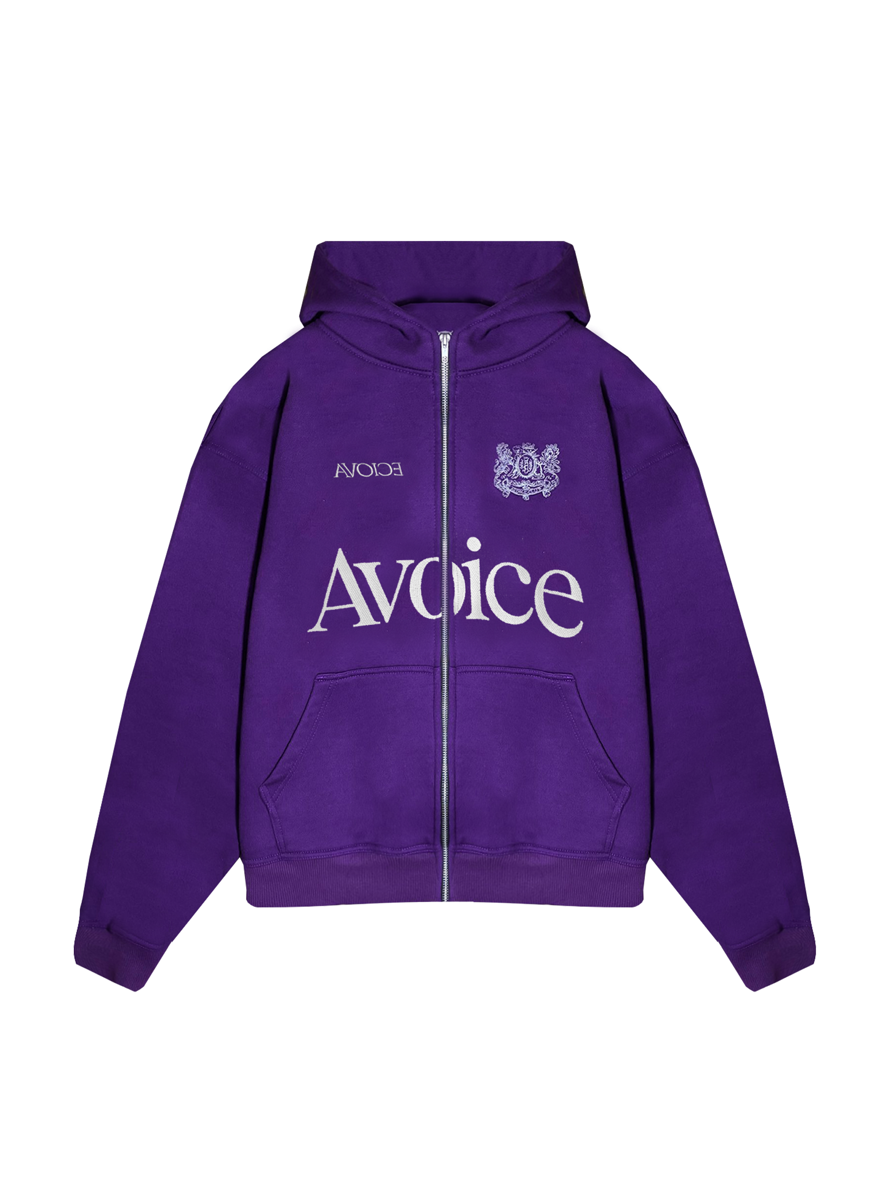 Founders Purple Zip Up Hoodie